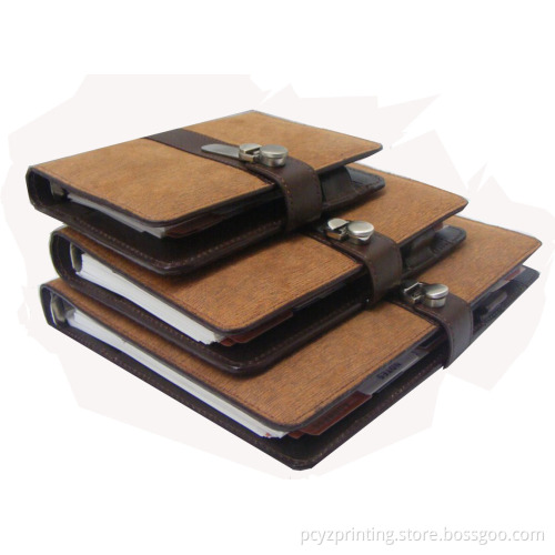 2015 New Design Leather Hardcover Notebook
